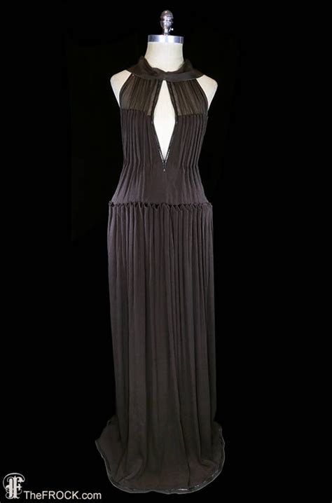 ysl halter dress|Yves Saint Laurent Halter Dress .